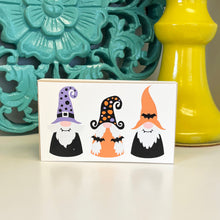 Load image into Gallery viewer, Halloween Gnome Sign, Halloween Signs, Halloween Tiered Tray Decor
