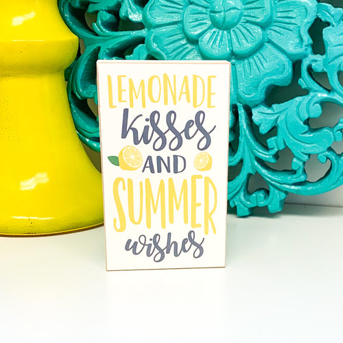 Lemonade Kisses and Summer Wishes
