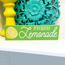 Load image into Gallery viewer, Green Fresh Lemonade Sign
