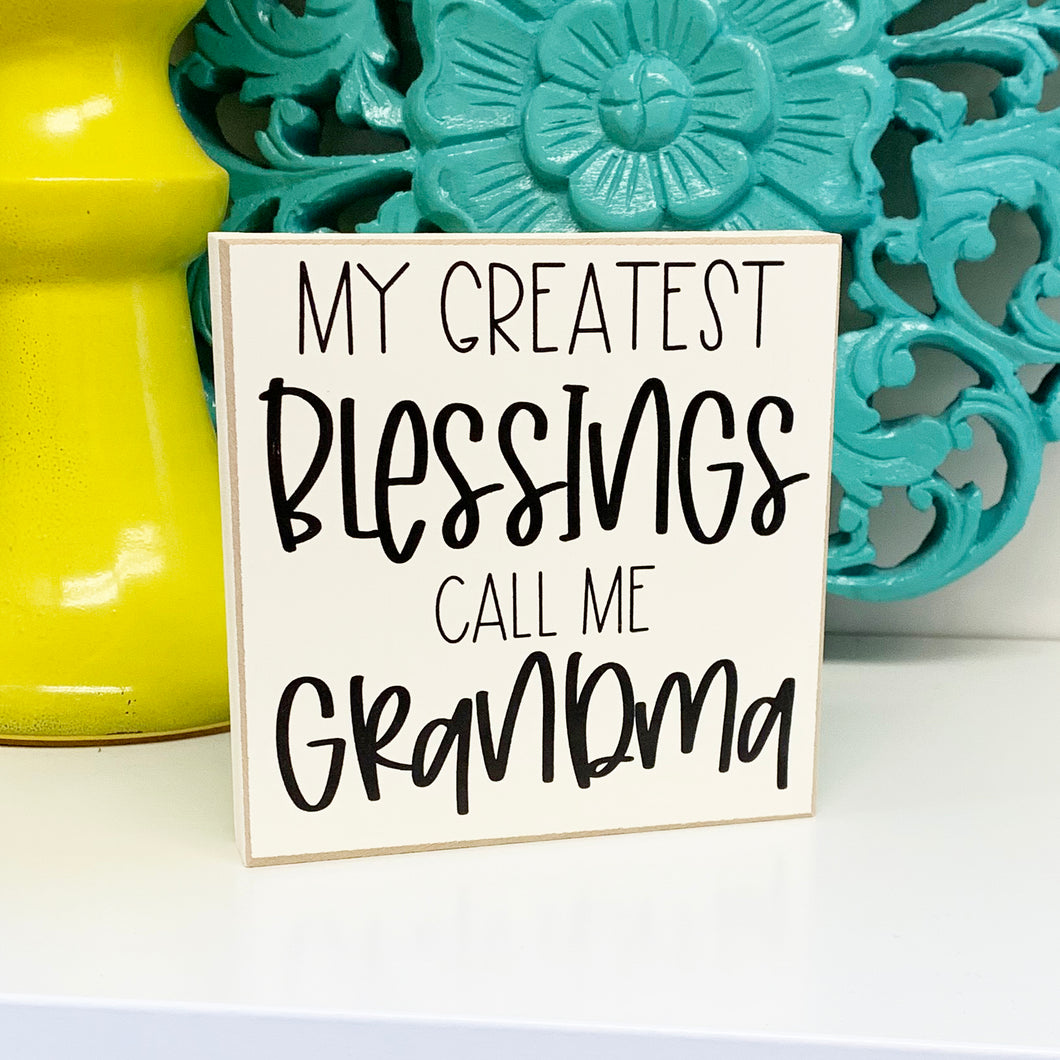 My Greatest Blessings - Personalized Grandma Gift