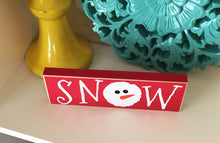 Load image into Gallery viewer, Snowman Decor, Christmas Tray Decor, Holiday Decor, Christmas Sign
