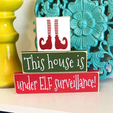 Load image into Gallery viewer, Elf Sign, Merry Christmas Sign, Farmhouse Christmas, Holiday Decor
