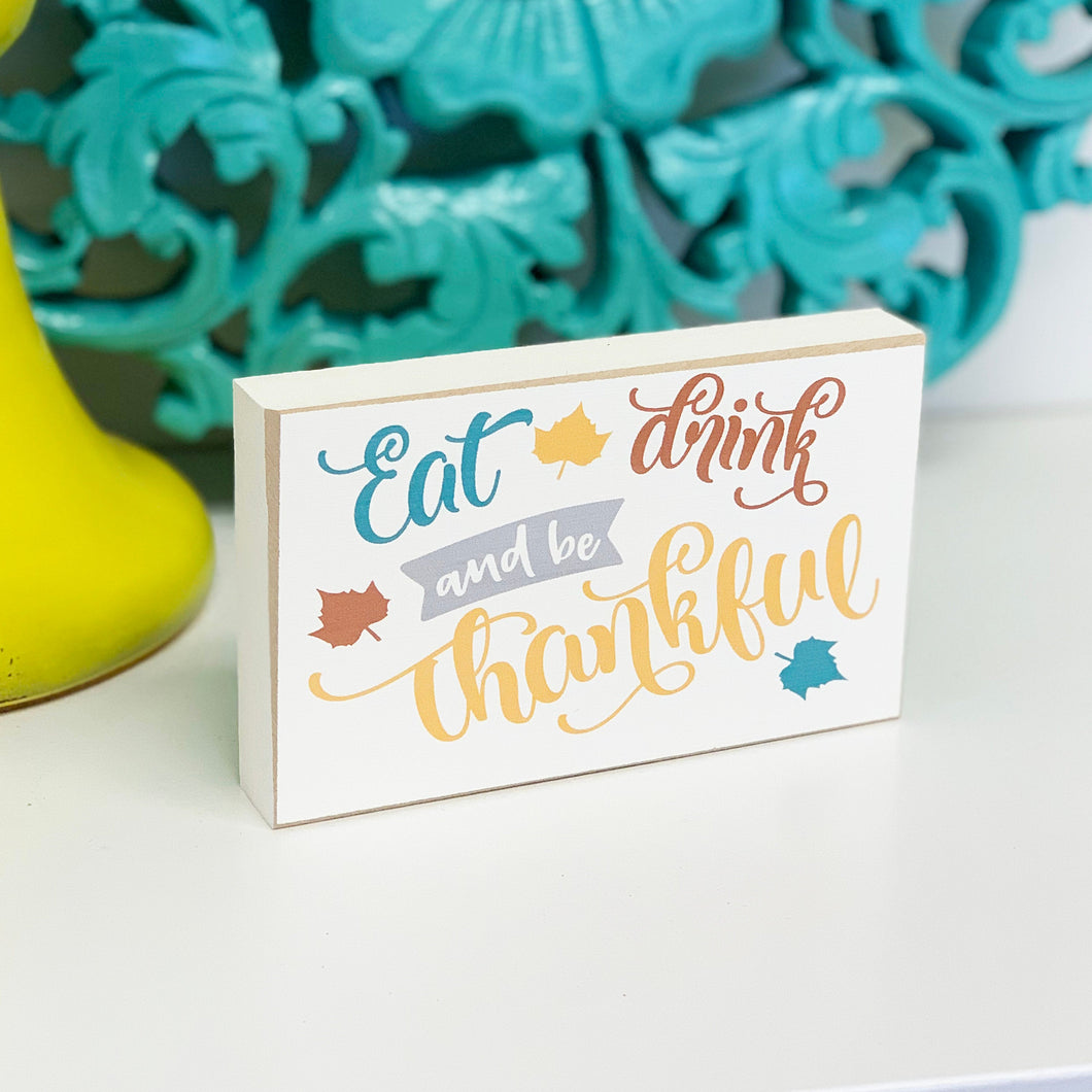 Thanksgiving Table Decor, Thanksgiving Sign, Tiered Tray Decor, Thanksgiving Host Gift