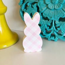 Load image into Gallery viewer, pink buffalo check bunny
