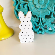 Load image into Gallery viewer, white polka dot bunny
