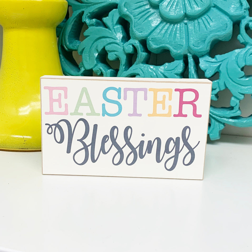 Easter Blessings Sign