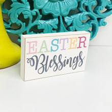 Load image into Gallery viewer, Pastel Easter Blessings Sign
