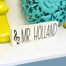 Load image into Gallery viewer, Music Teacher Gift, Desk Name Plate, Personalized Teacher Gift,
