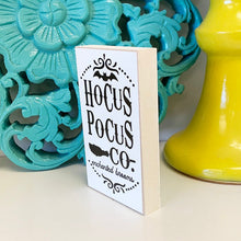 Load image into Gallery viewer, Hocus Pocus Sign, Halloween Decor, Halloween Signs, Tiered Tray Decor
