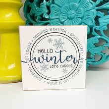 Load image into Gallery viewer, Winter Decor, Tiered Tray Signs, Bundle, Winter Wonderland
